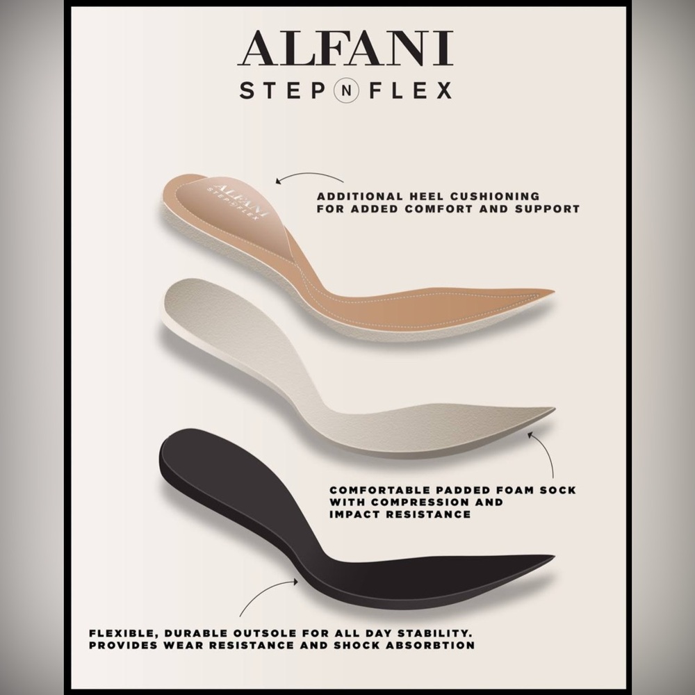 Alfani Step & Flex Jensonn Block Heel Pumps in Textured Linen - Size 10 - Picture 2 of 16